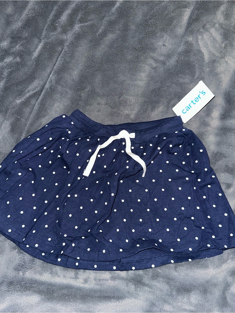 Carter's toddler girl Navy Polka Dot Skirt